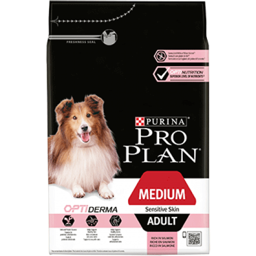 Pro Plan Dog Medium Adult Sensitive Skin-losos